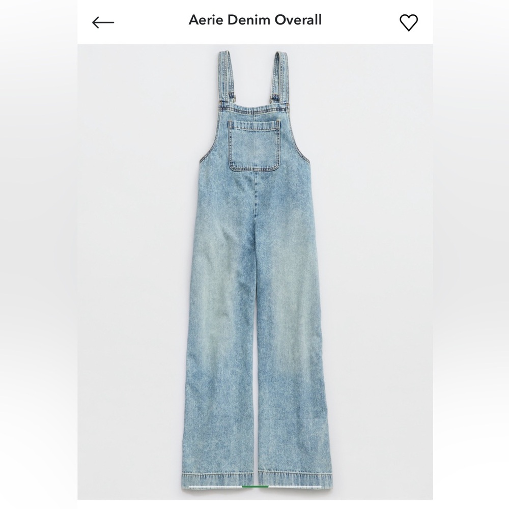 Aerie Denim Overalls - XXL